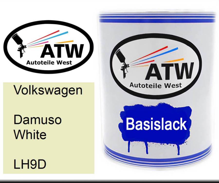 Volkswagen, Damuso White, LH9D: 1L Lackdose, von ATW Autoteile West.